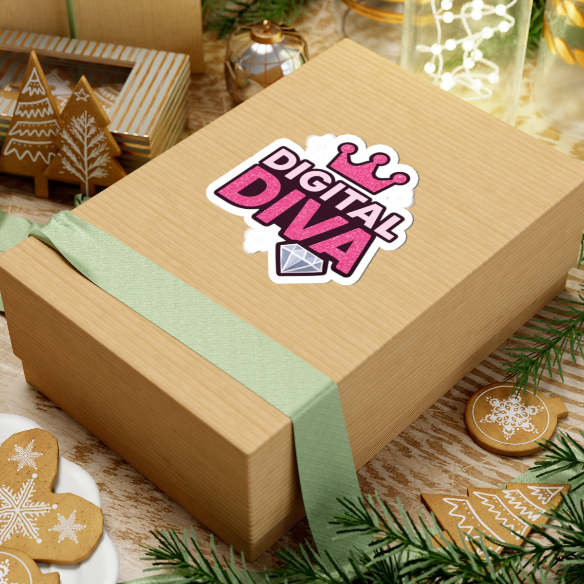 Digital Diva Kiss-Cut Sticker
