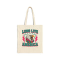 Neon Eagle Long Live America Tote Bag