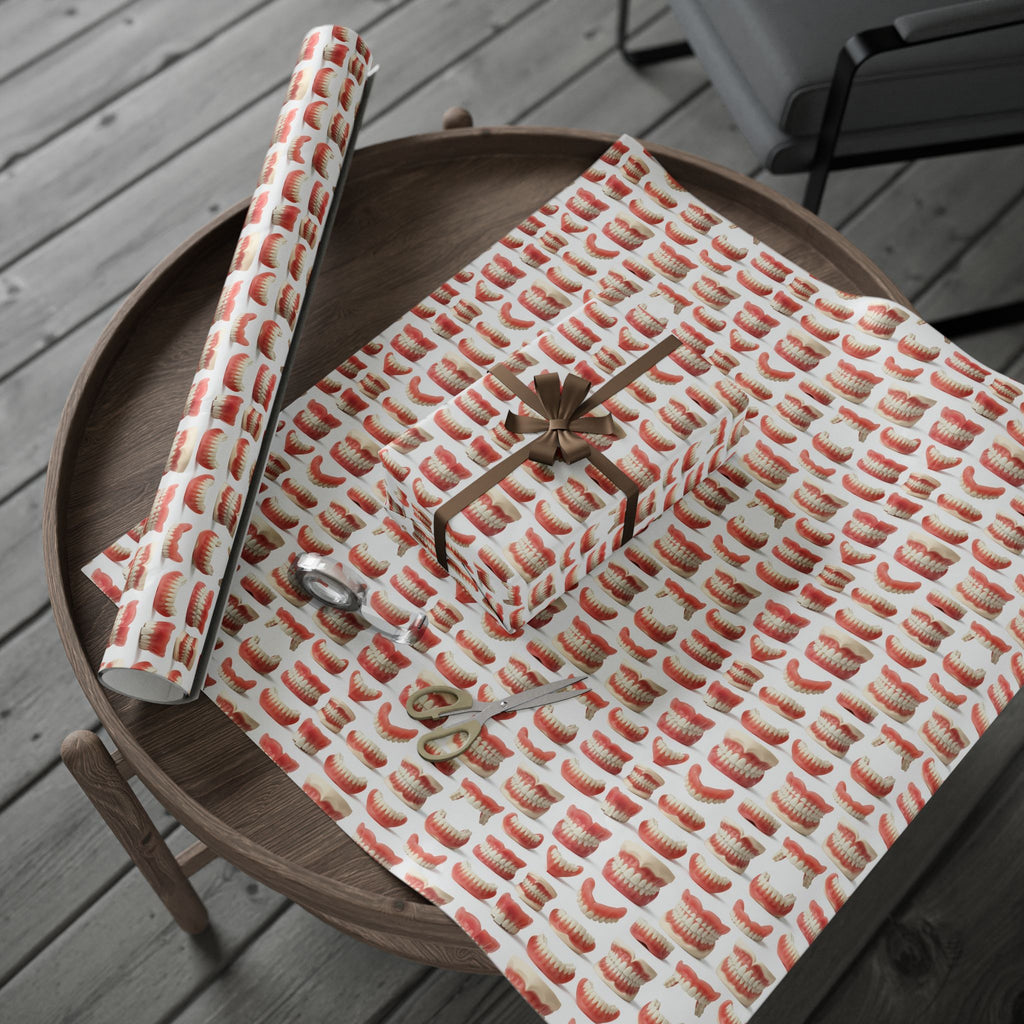 Denture Pattern Wrapping Paper