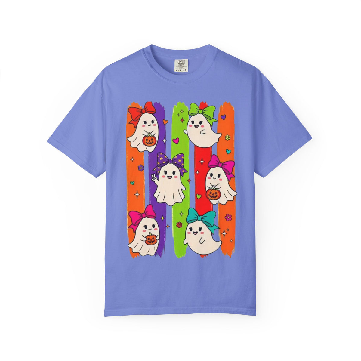 Cute Colorful Ghost Halloween T-shirt