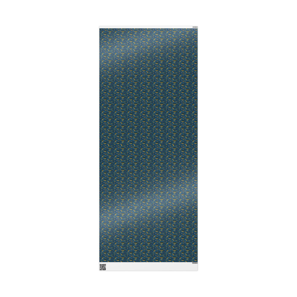 Fishing Lures Pattern Wrapping Paper | Angler Bait Nautical Gift Wrap
