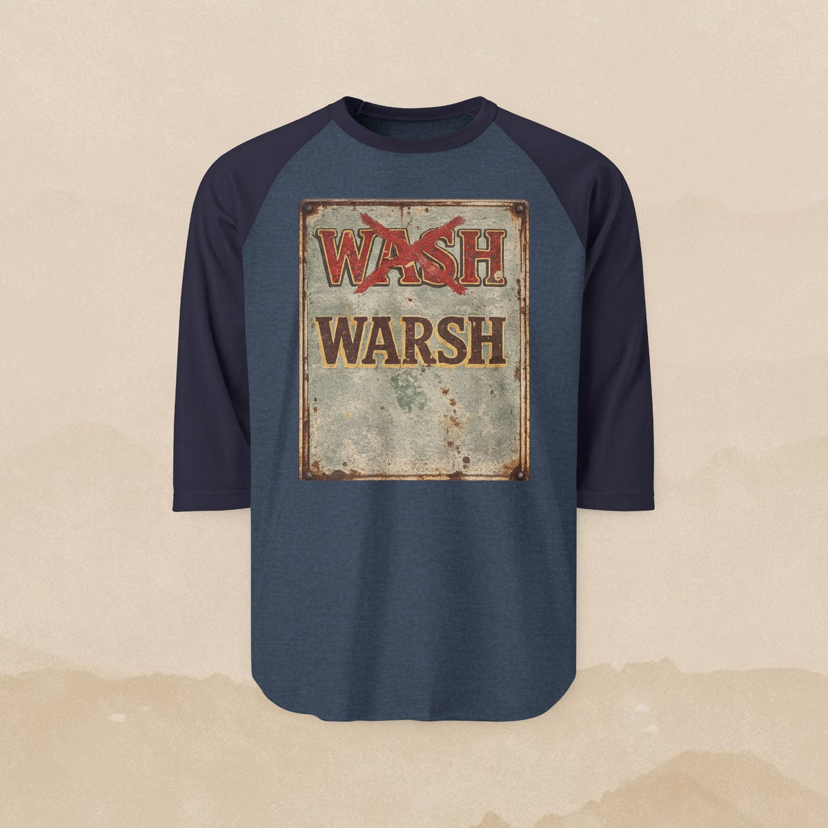 Wash/ Warsh Three-Quarter Sleeve Shirt