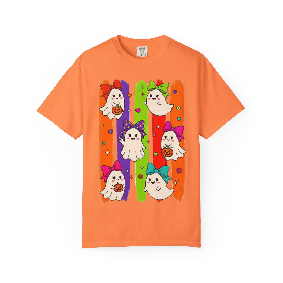 Cute Colorful Ghost Halloween T-shirt