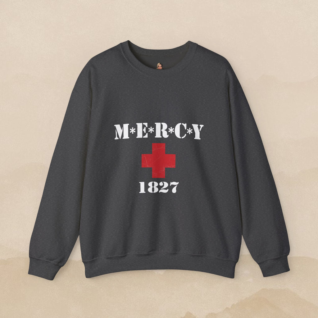 Red Medical Cross sweatshirt | Minimalist First Aid Symbol