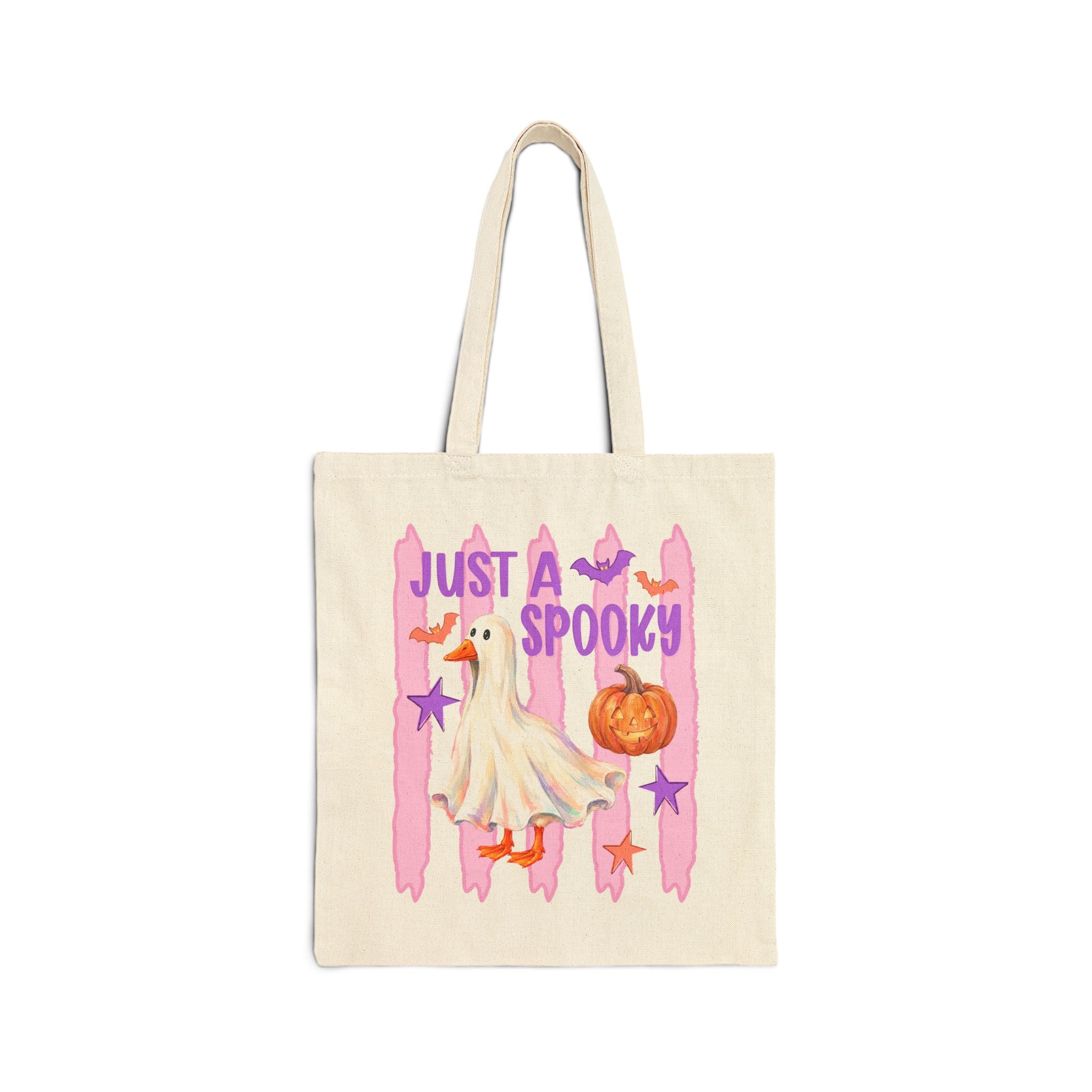 Just A Spooky Duck Tote Bag