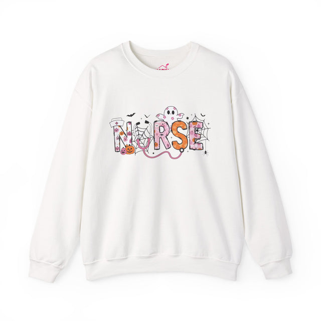 Spooky Nurse Sweatshirt | Preppy Halloween Crewneck