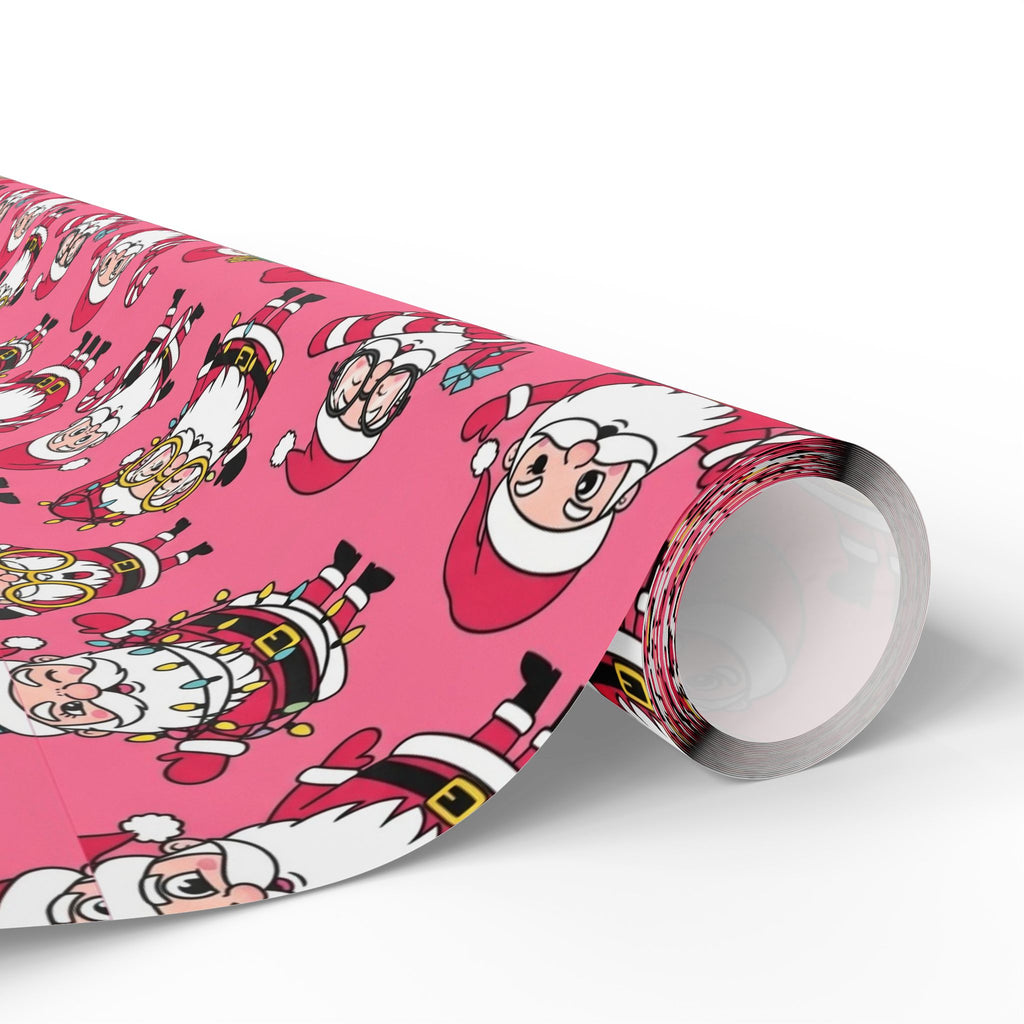 Festive Wrapping Paper for All Occasions, Holiday Gift Wrap, Santa Print, Christmas Wrap, Birthday Wrapping Supplies, Fun Gift Packaging