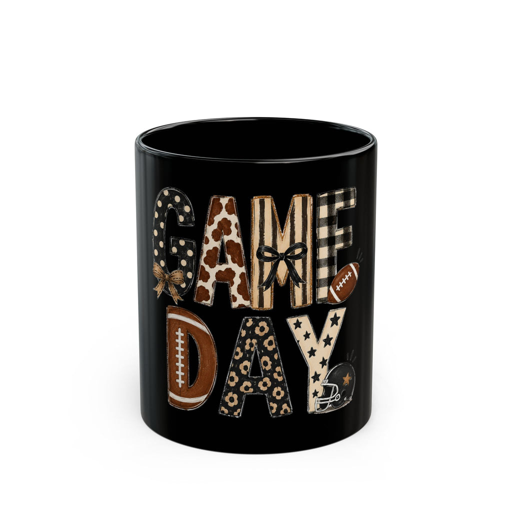 Game Day Black Mug