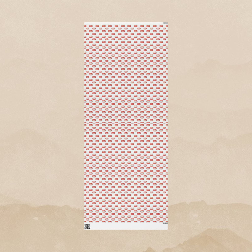 Dentures Pattern Wrapping Paper | Cosmetic Theme