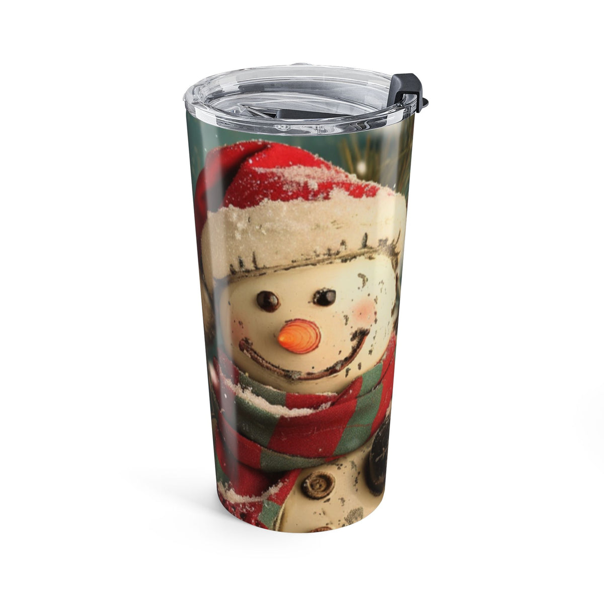 Snowman with Berries Tumbler
