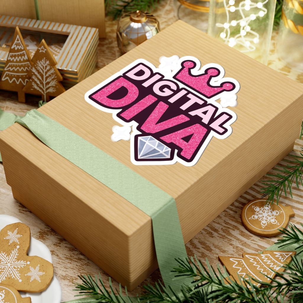Digital Diva Kiss-Cut Sticker
