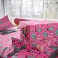 Girly Western  Pink Cowgirl Boots Wrapping Paper