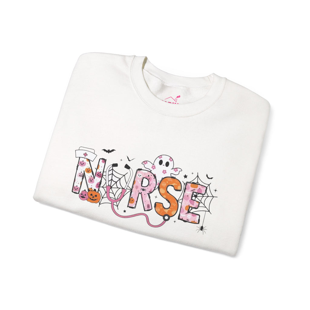 Spooky Nurse Sweatshirt | Preppy Halloween Crewneck