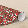Christmas Stoner Santa Wrapping Paper | Holiday Dog Pattern