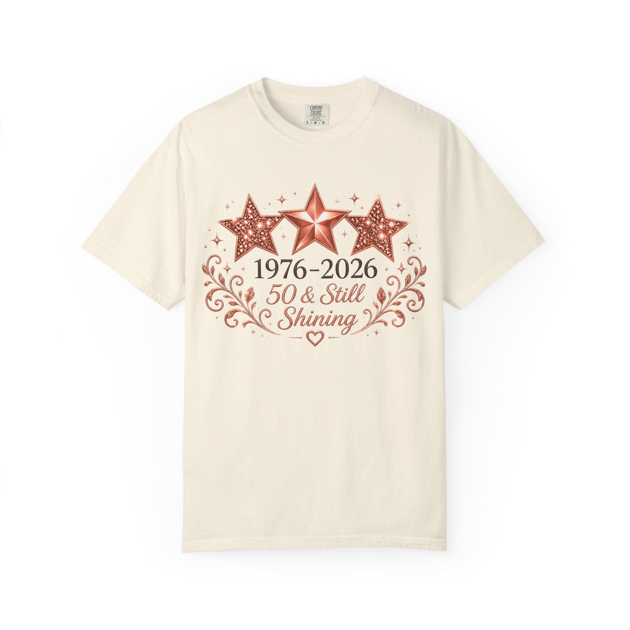 50 & Still Shining 1976-2026 T-Shirt