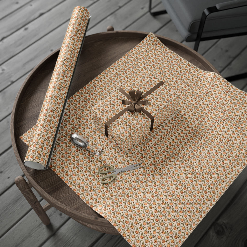 Retro Valentines Floral Pattern Wrapping Paper | Vintage Flower Gift Wrap