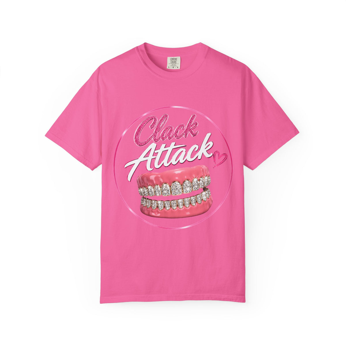 Clack Attack Blingy Denture T-shirt