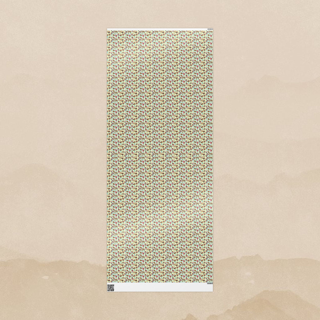 Ice Cream Cones Wrapping Paper | Patterned Gift Wrap, Dessert Party