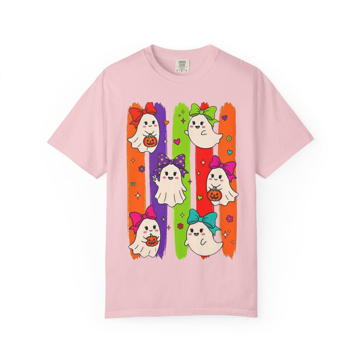 Cute Colorful Ghost Halloween T-shirt
