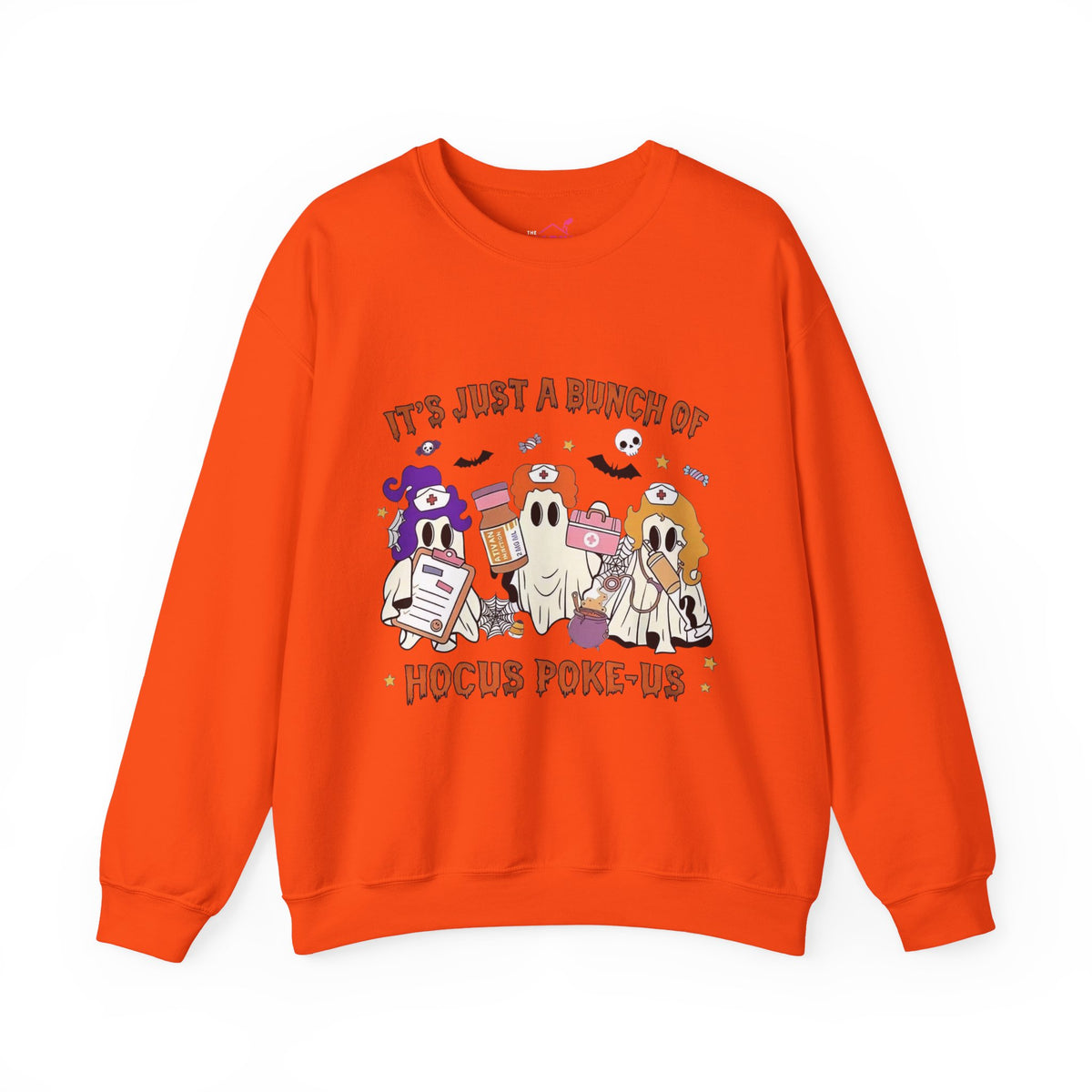 Nurse Hocus Poke Us Crewneck Sweatshirt