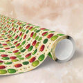 Apple Wrapping Paper | Roll, Christmas Pattern