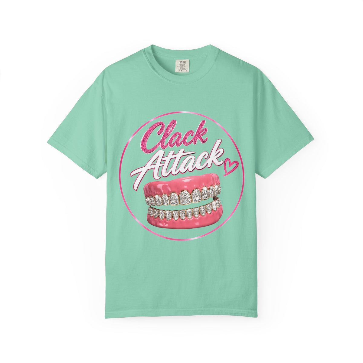 Clack Attack Blingy Denture T-shirt
