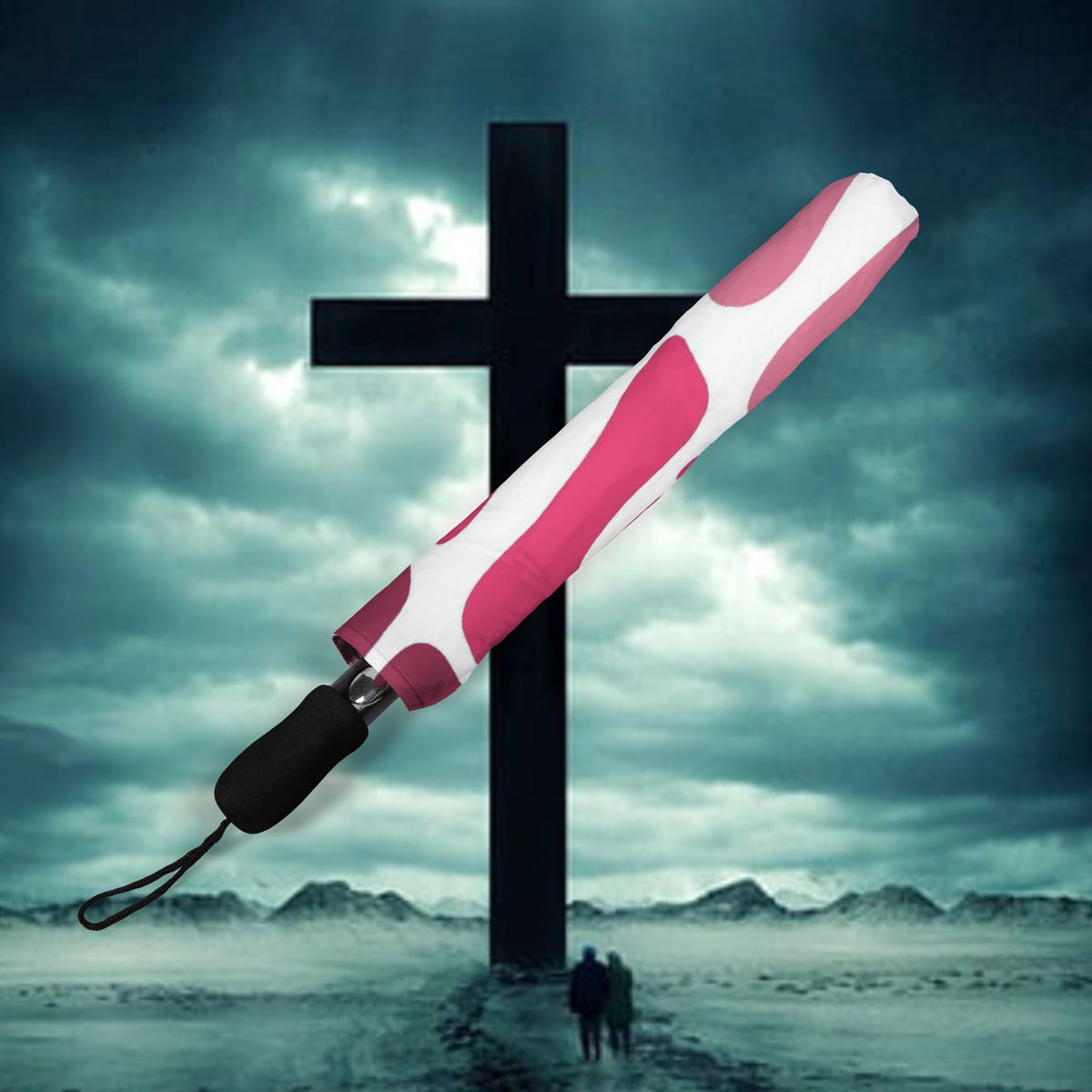 Pink Preppy Make Heaven Crowded Umbrella