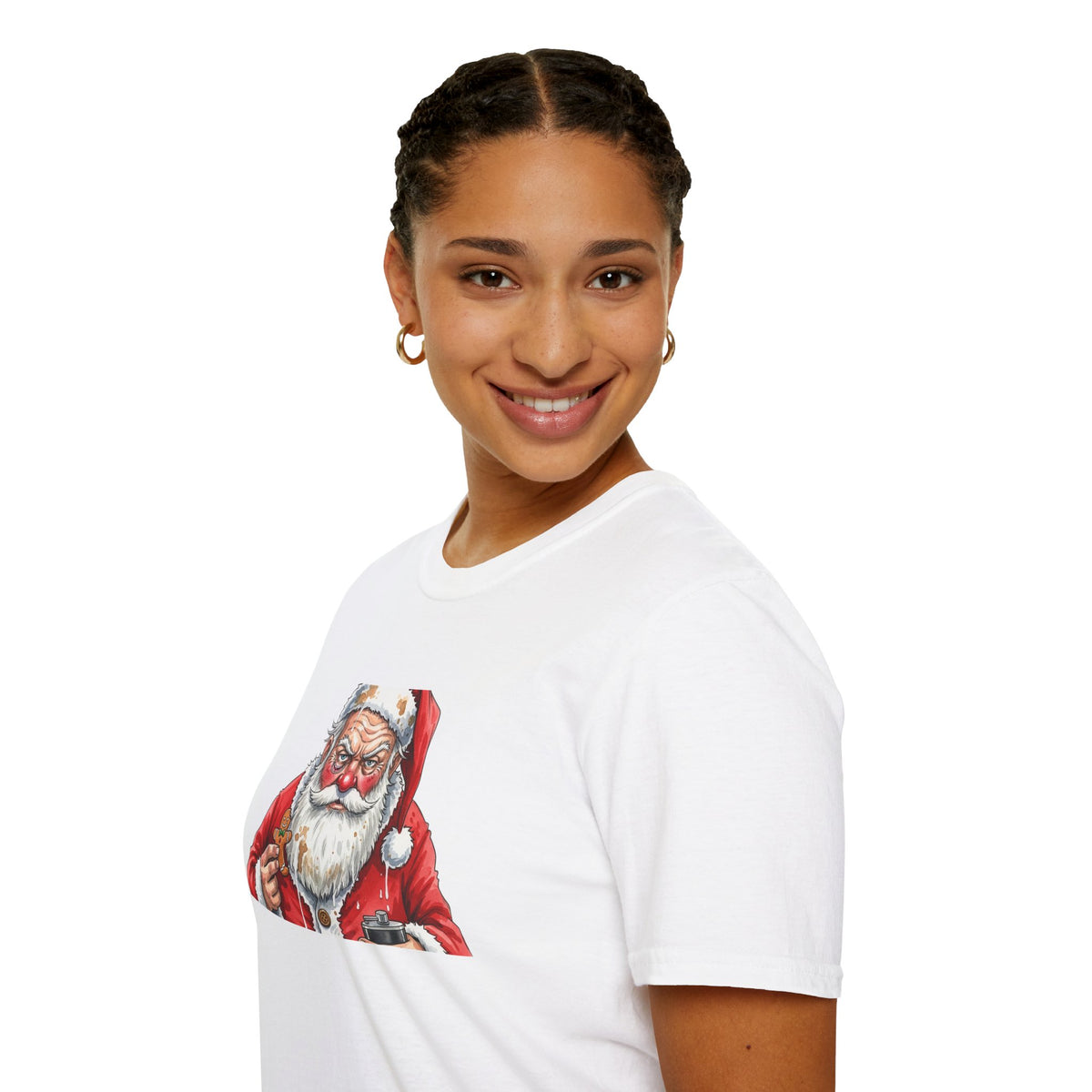 Vintage Santa Claus Smoking Pipe Tshirt