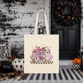 Retro Ghost Halloween Tote Bag