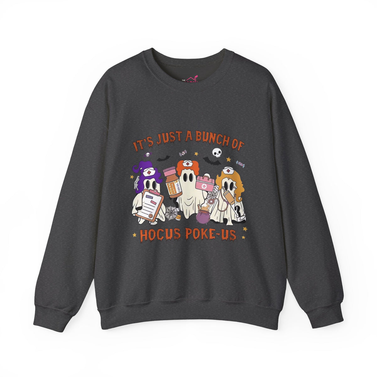 Nurse Hocus Poke Us Crewneck Sweatshirt