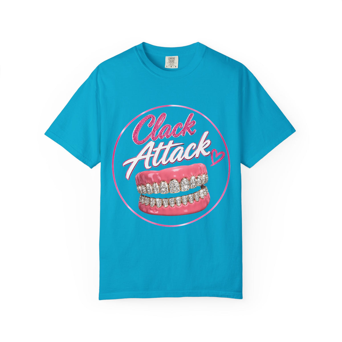 Clack Attack Blingy Denture T-shirt