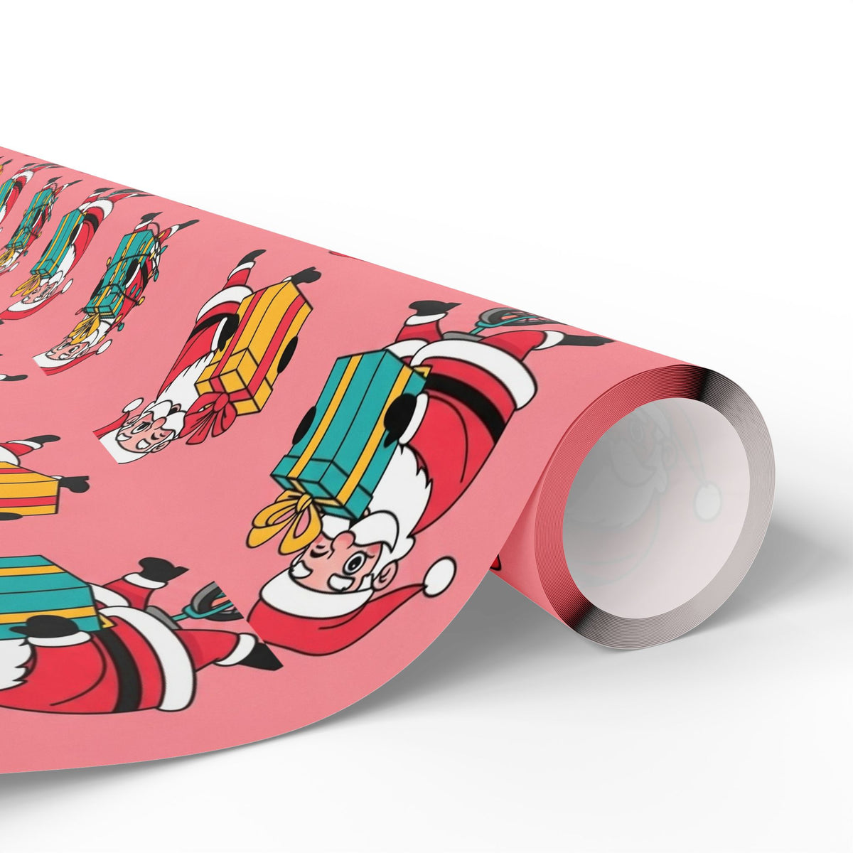 Pink Fun San6a Christmas Wrapping Papers