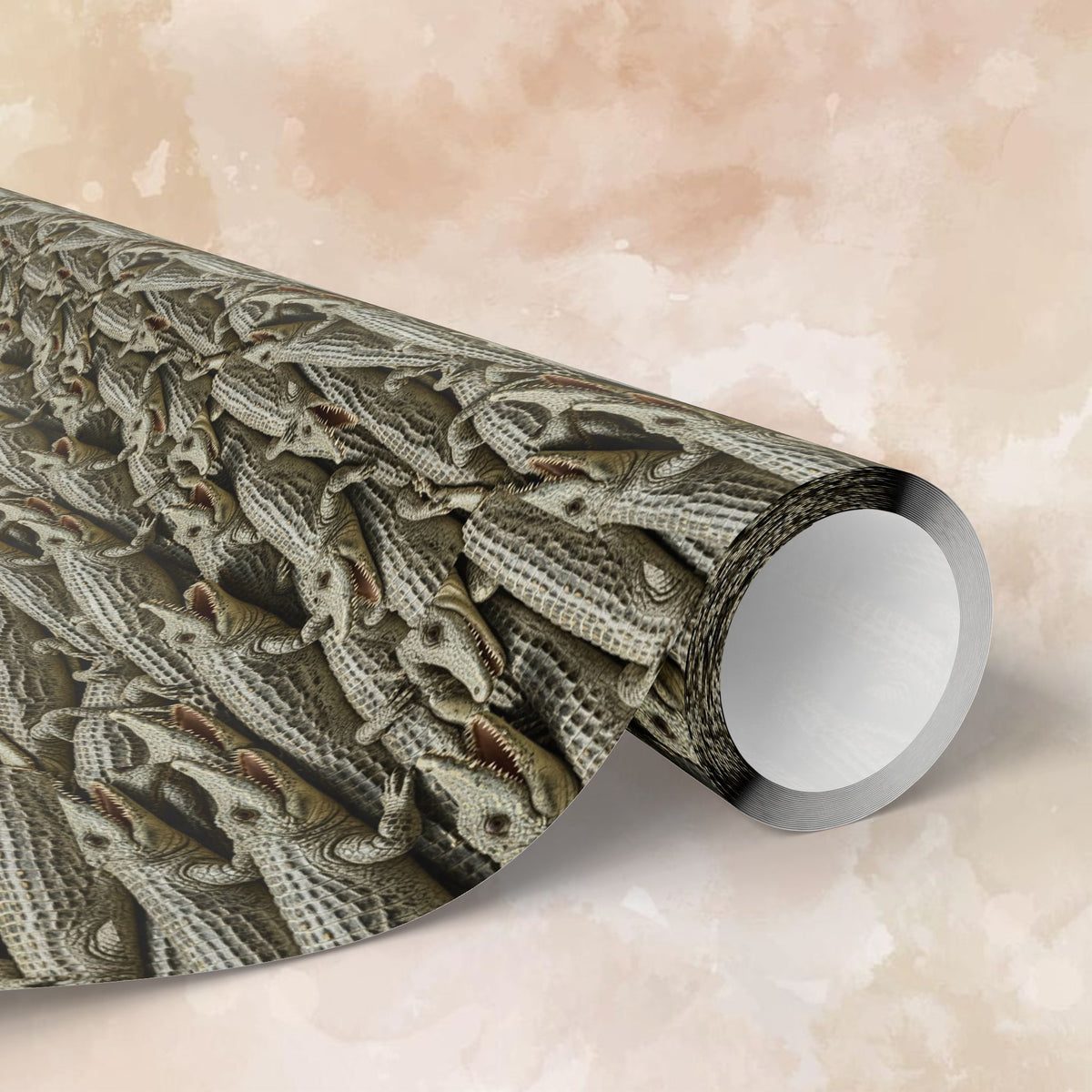 Alligator Pattern Wrapping Paper | Reptile Scale Gift Wrap Roll