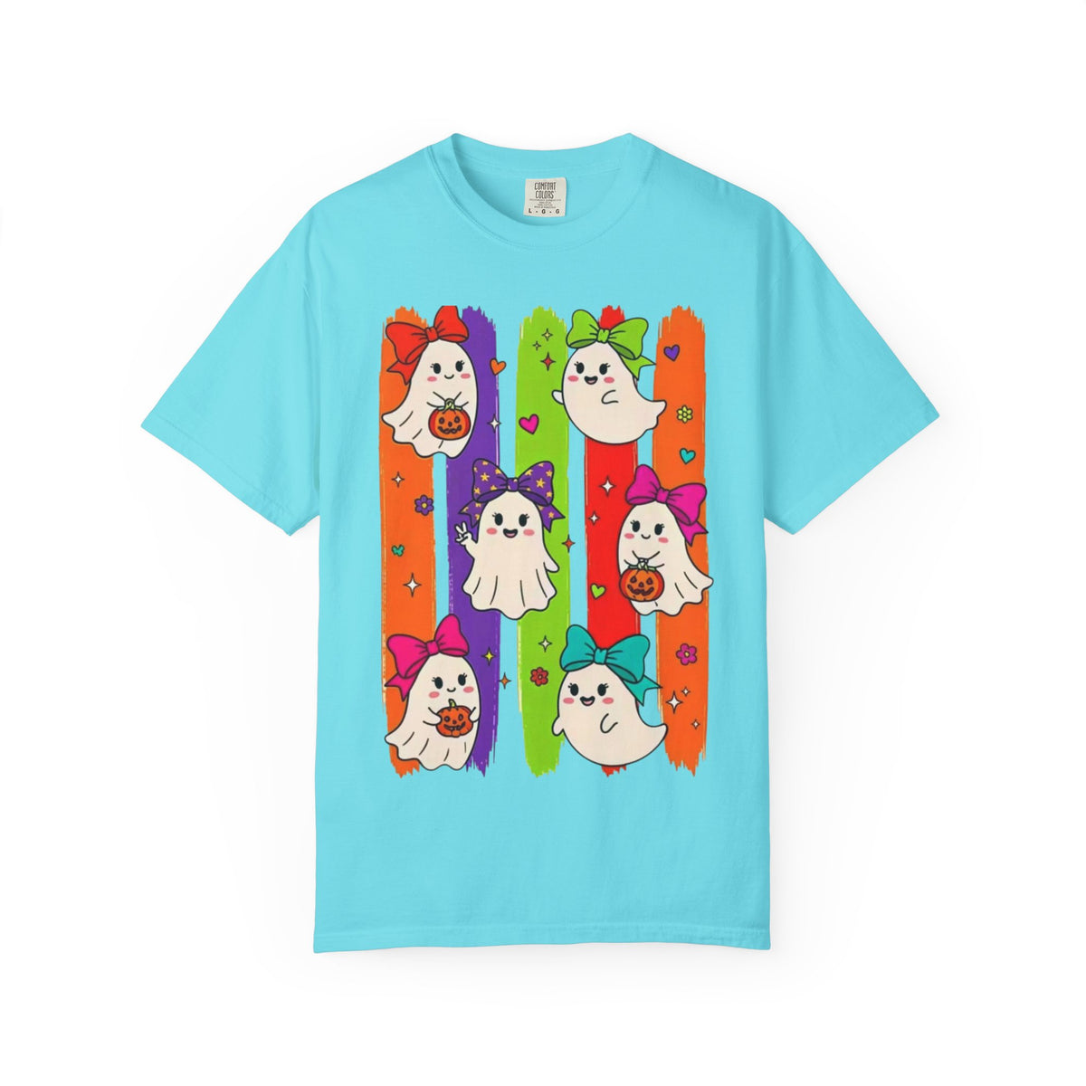 Cute Colorful Ghost Halloween T-shirt