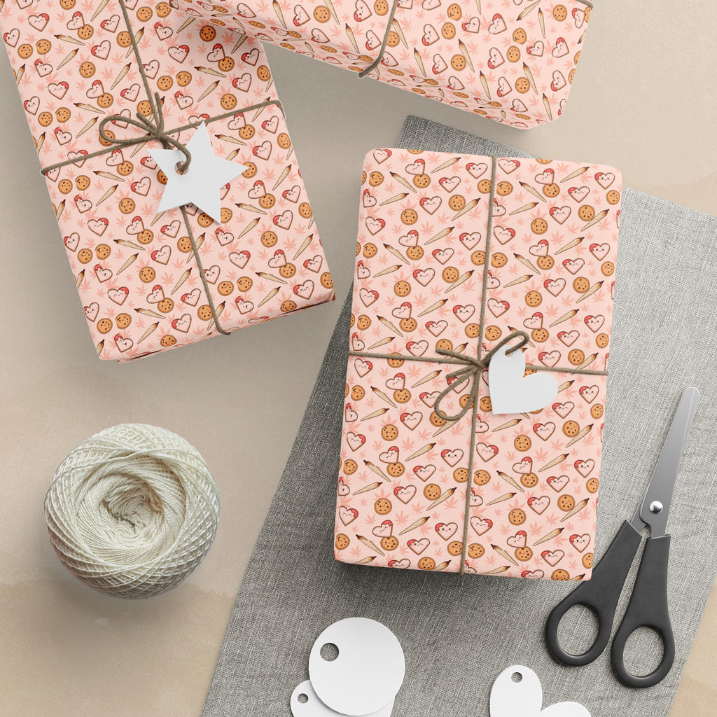 Stoner Lover Valentines Joint Wrapping Papers | Cannabis-Themed Valentine Wrap