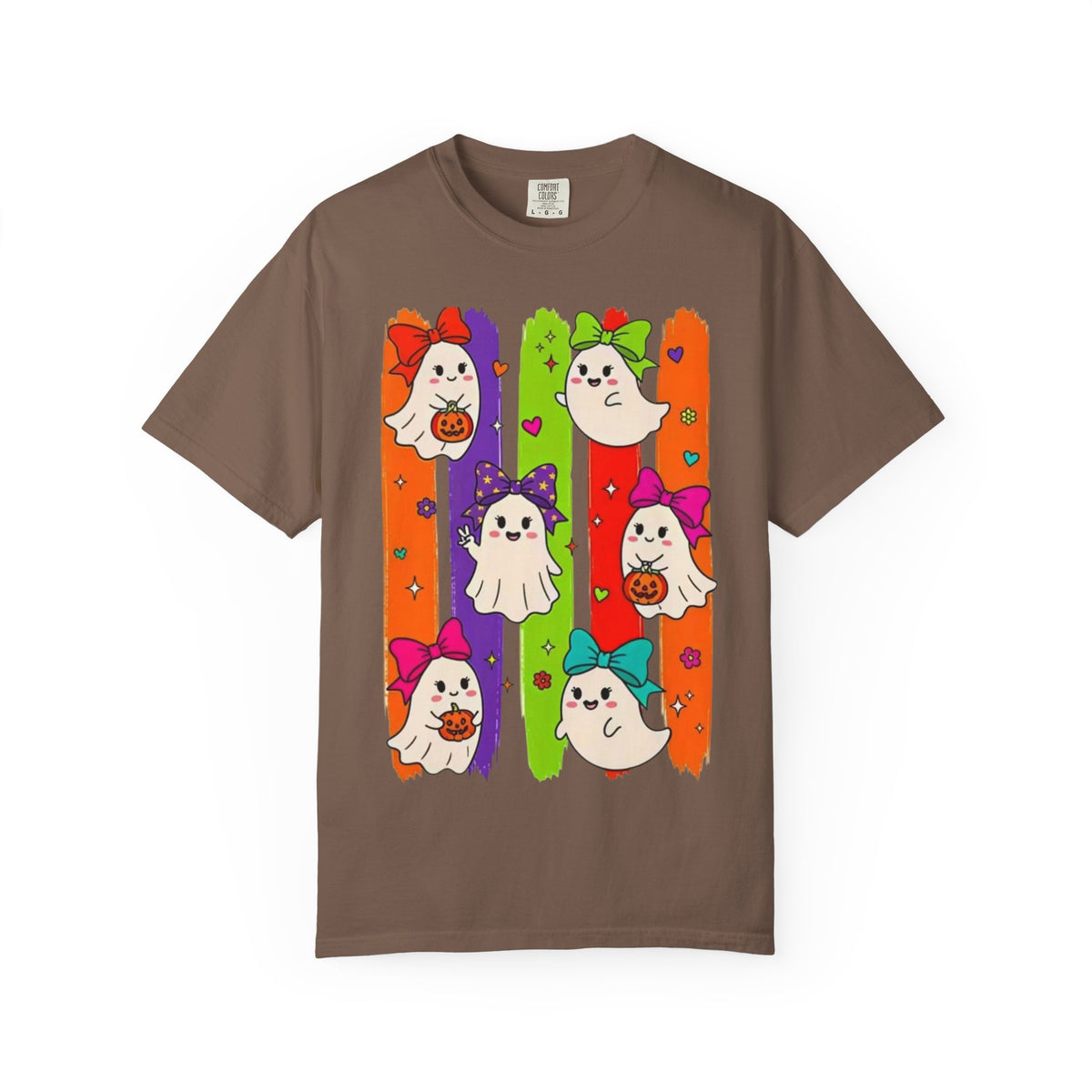 Cute Colorful Ghost Halloween T-shirt