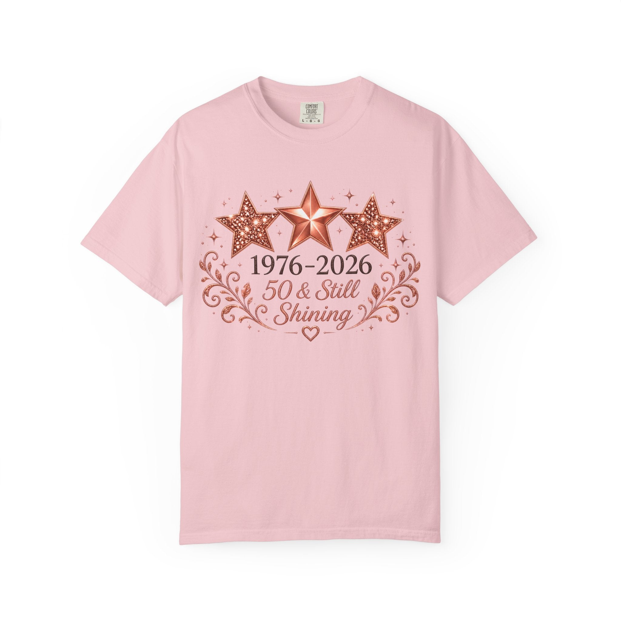 50 & Still Shining 1976-2026 T-Shirt