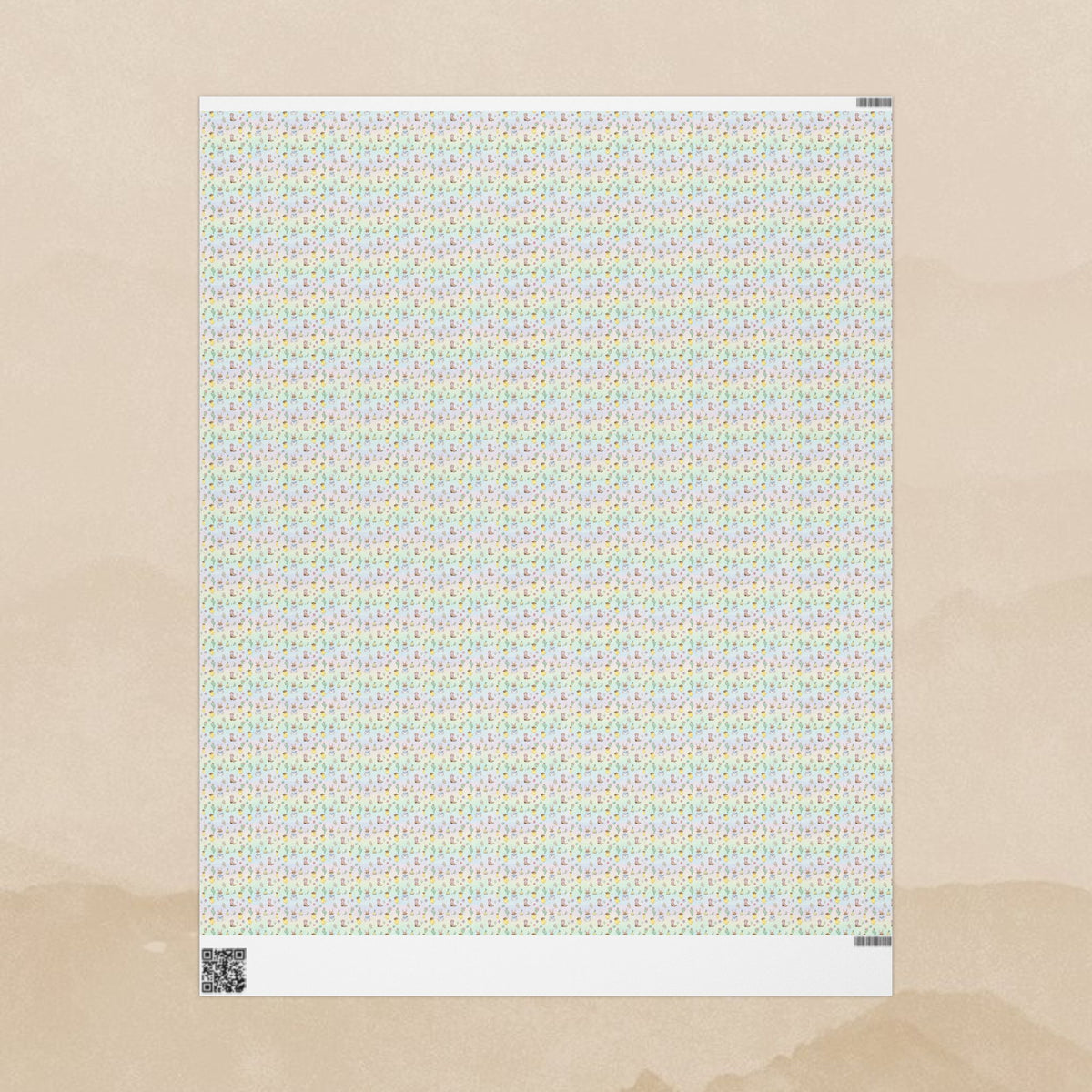 Western Cowboy Easter Bunny Wrapping Papers
