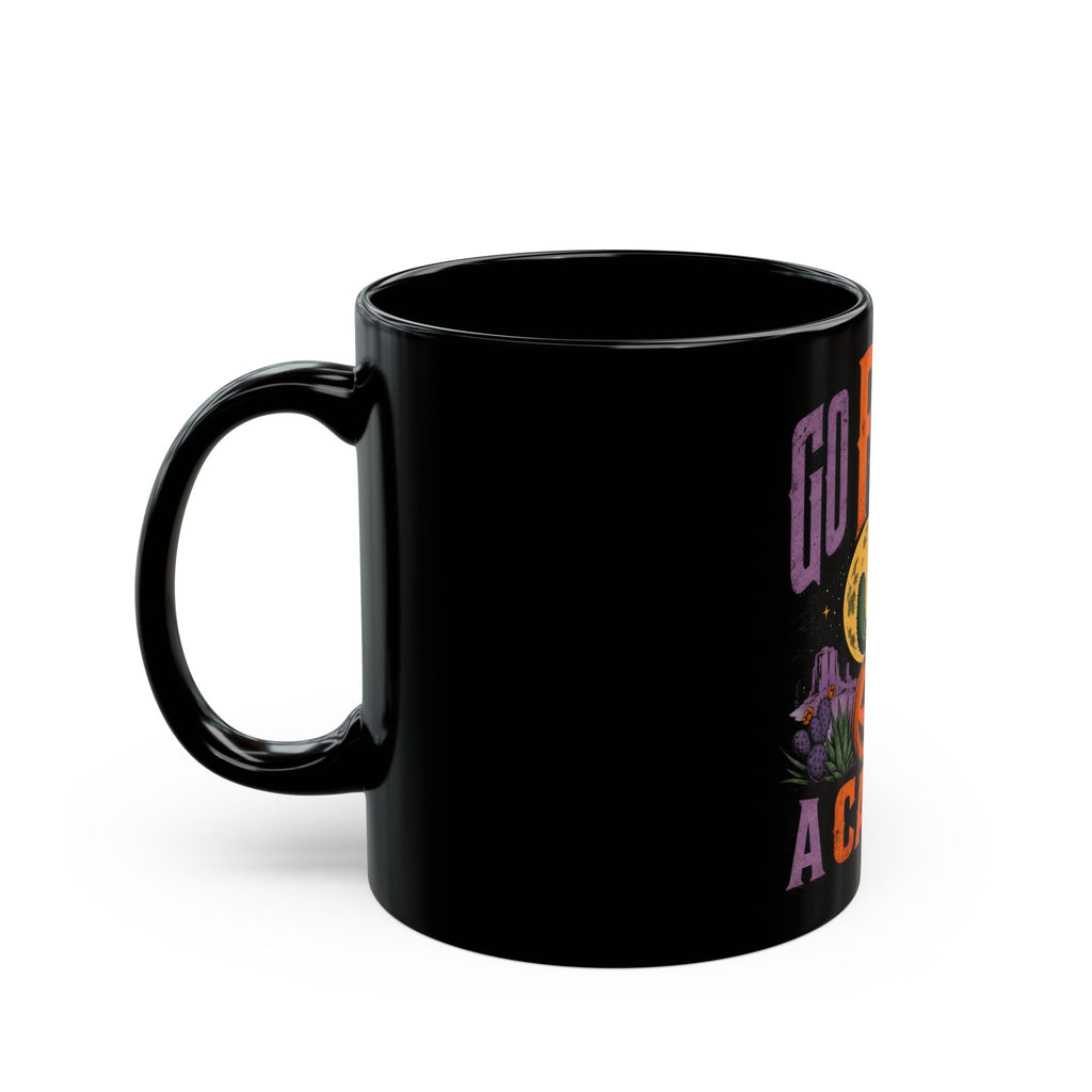 Go fall on a cactus halloween mug