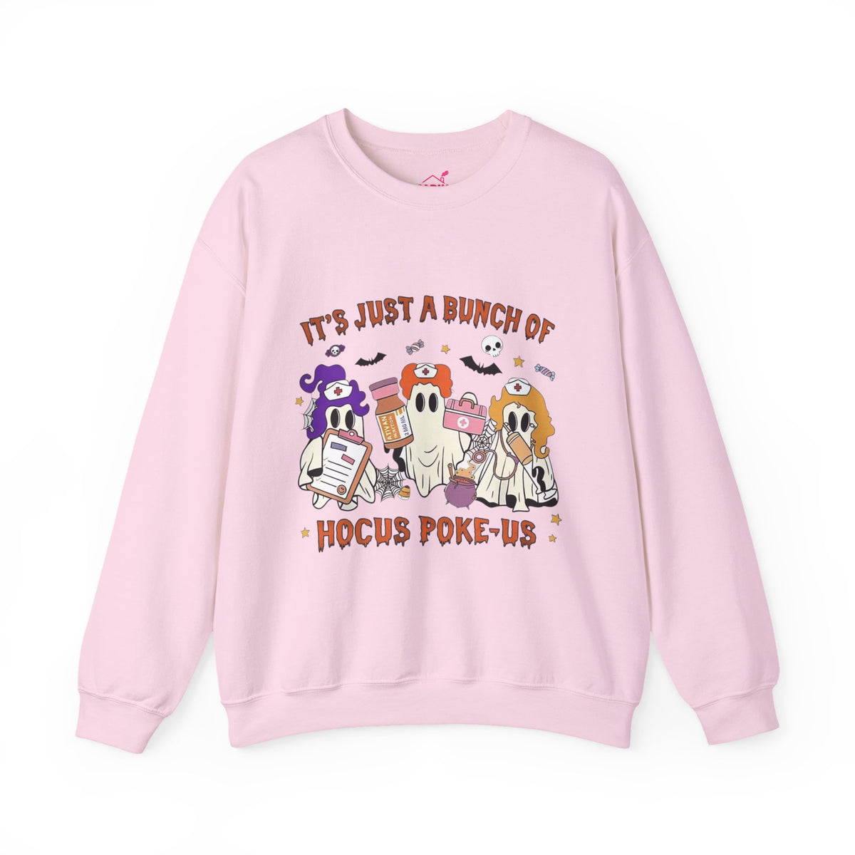 Nurse Hocus Poke Us Crewneck Sweatshirt