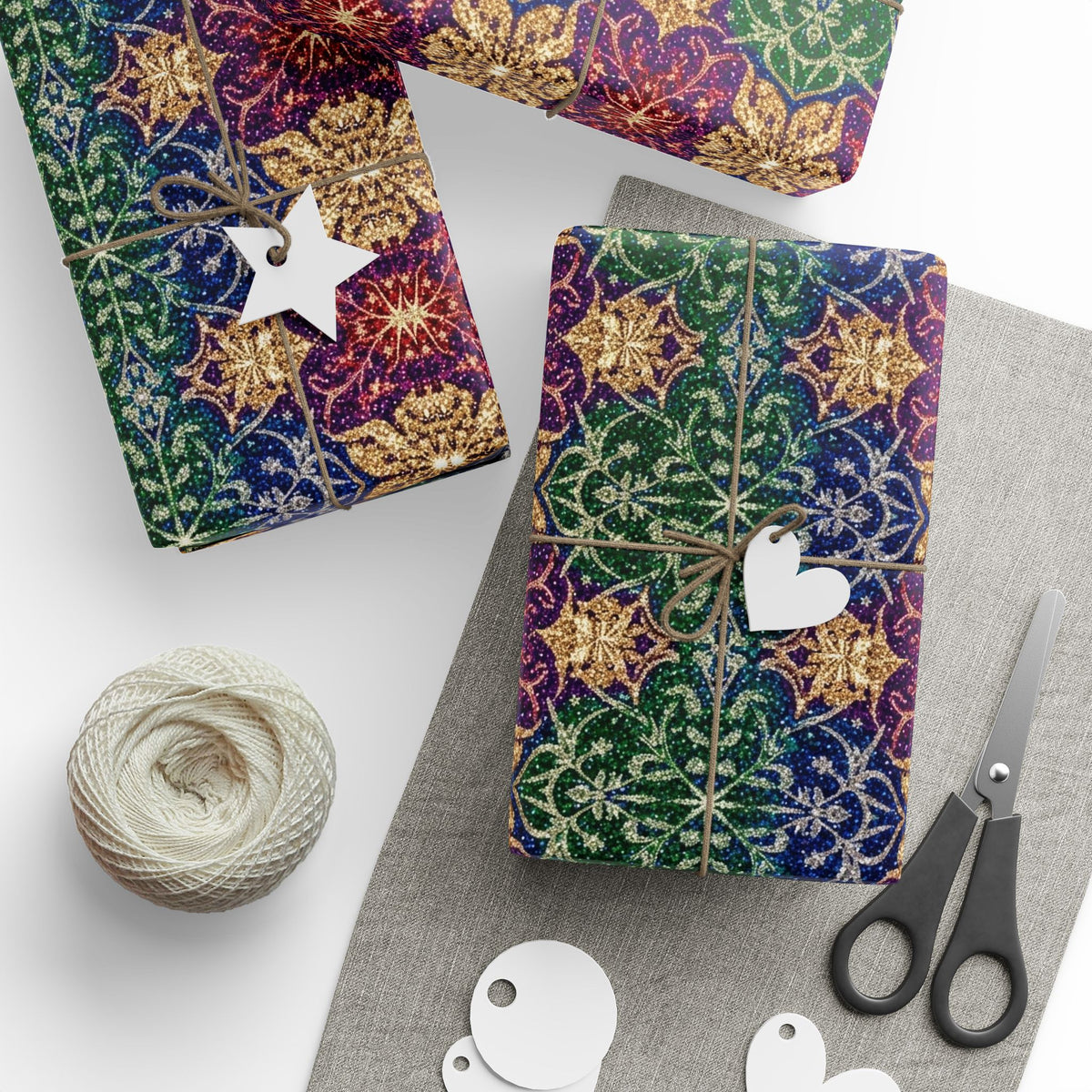 Festive Wrapping Paper Roll - Colorful Gift Wrap for Holidays, Birthdays, Parties, Crafting, and Celebrations