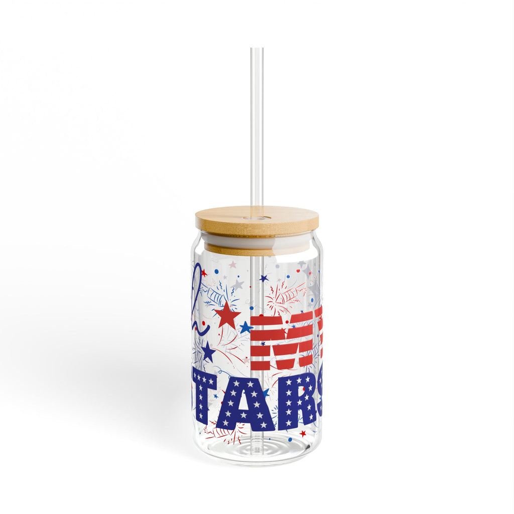 Patriotic Oh My Stars Sipper Glass