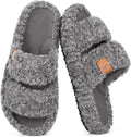 Viral EverFoams Fuzzy Open Toe Slippers