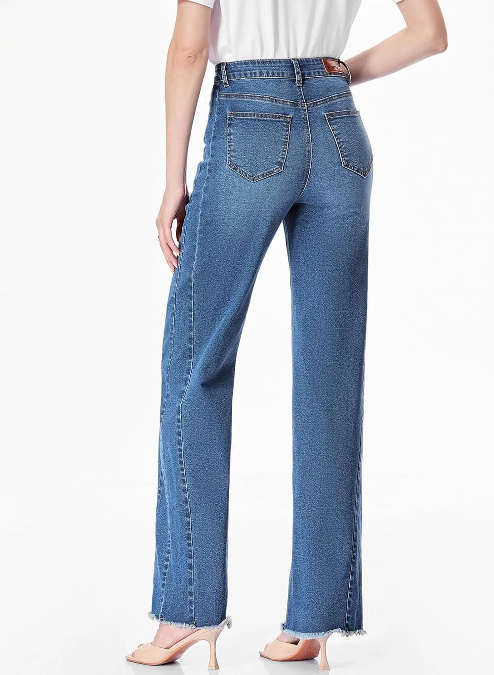 High Waisted Wide Leg Jeans