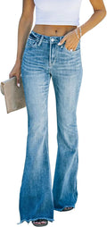 High Waisted Stretch Flare Jeans