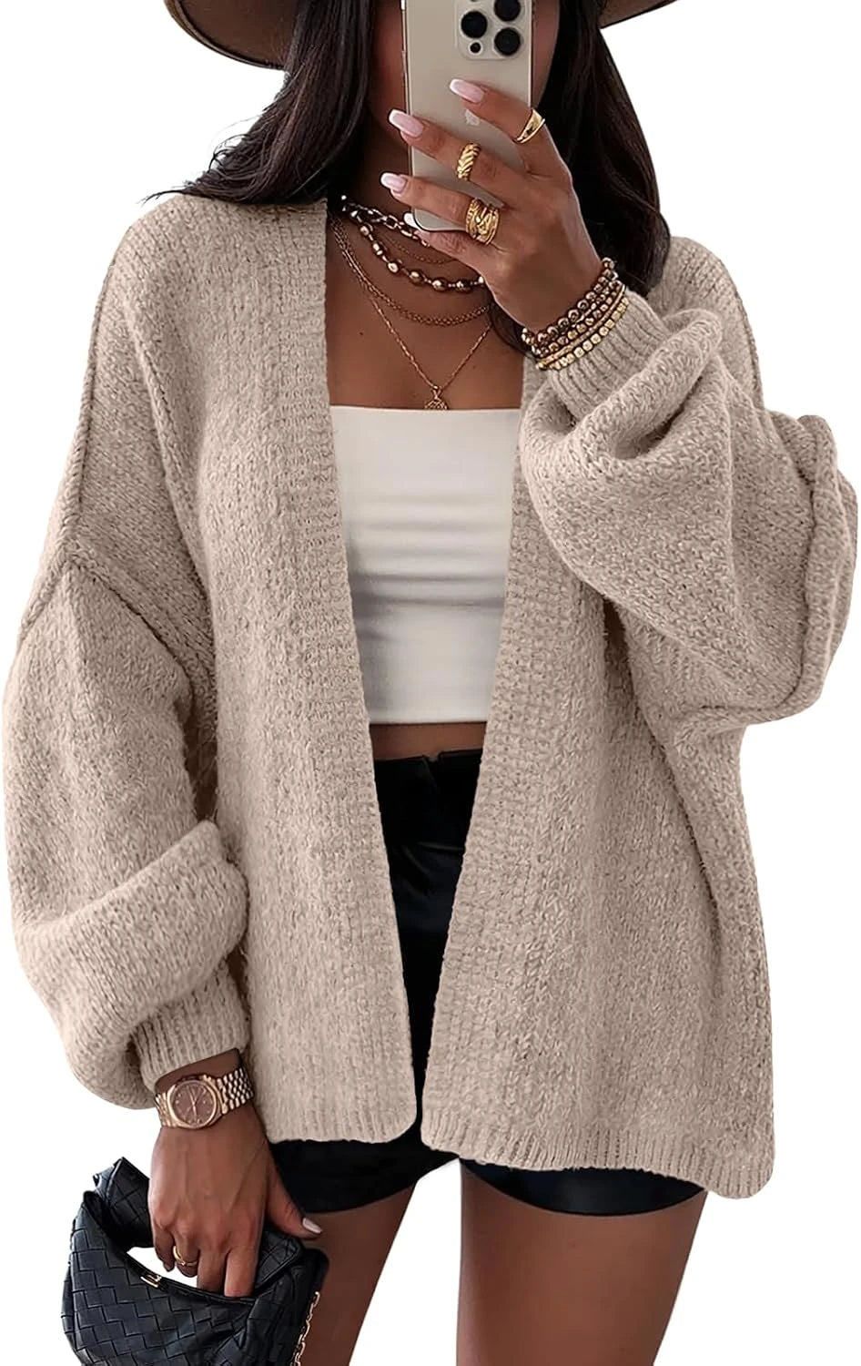 Chunky Oversized Cardigan Sweater