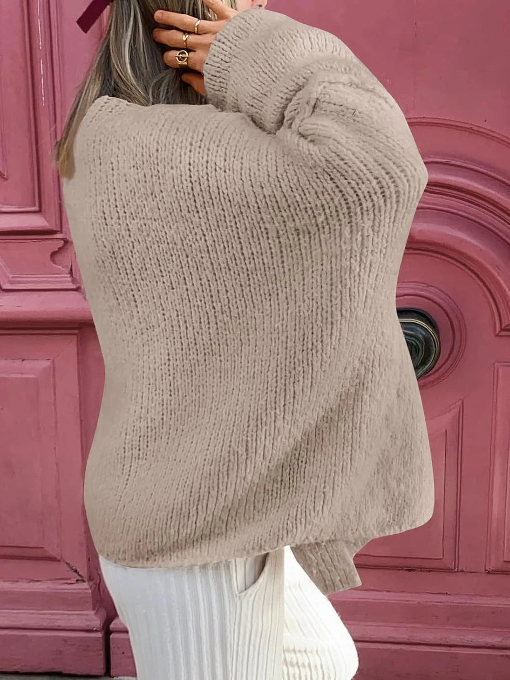 Chunky Oversized Cardigan Sweater