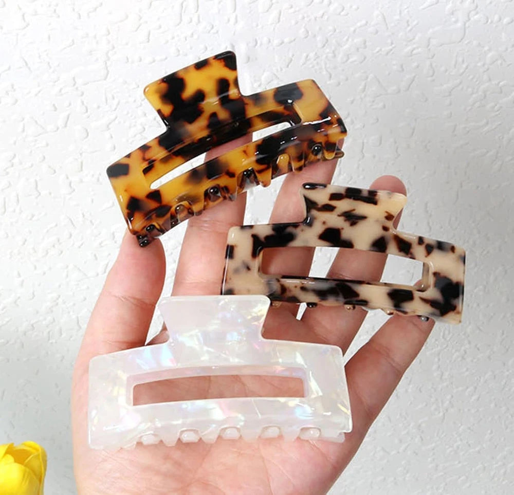 Acetate Hair Claw Clips Set