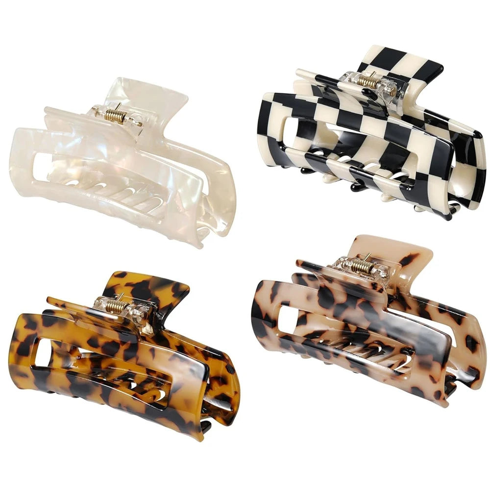 Acetate Hair Claw Clips Set