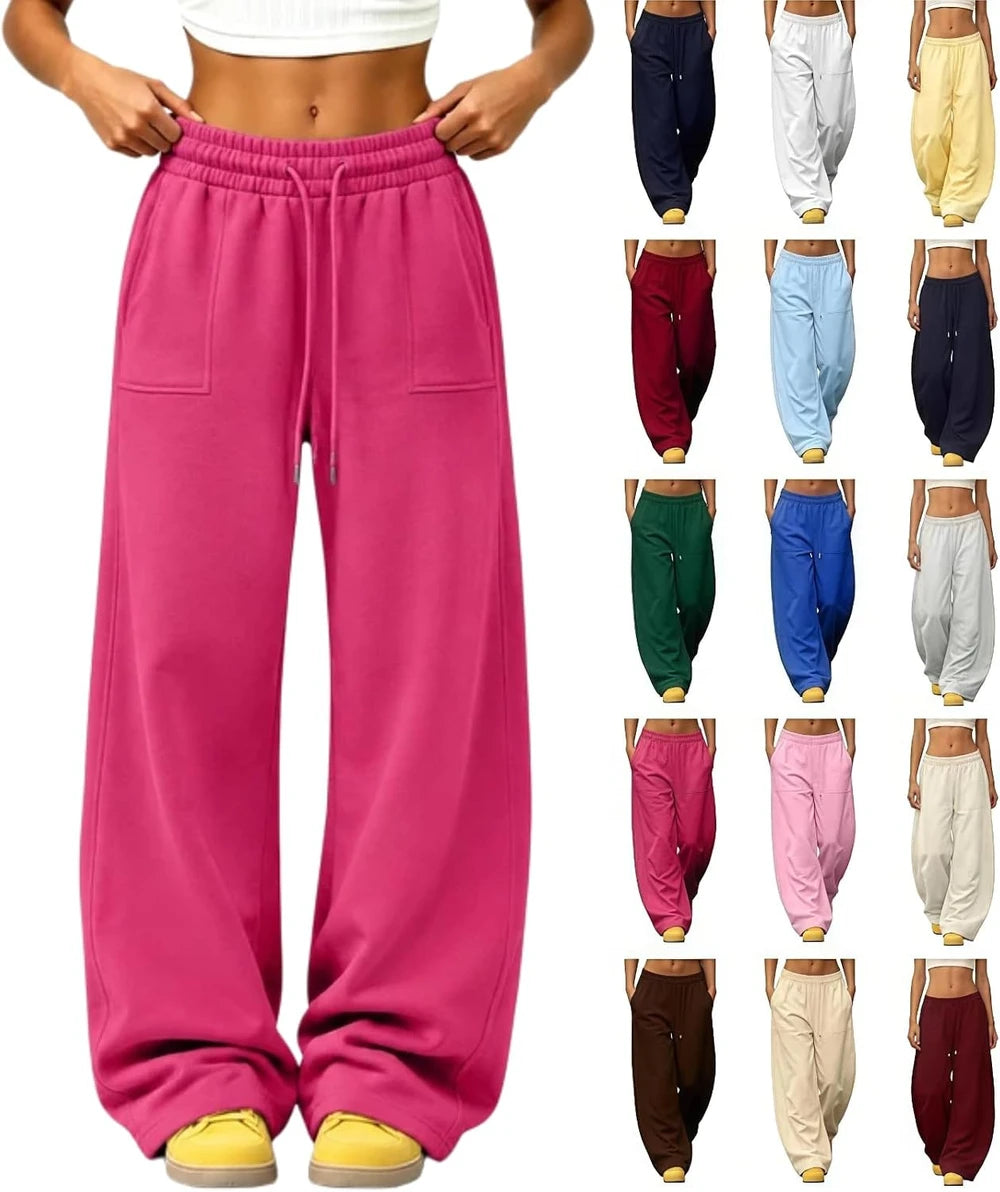 Wide Leg Barrel Sweatpants